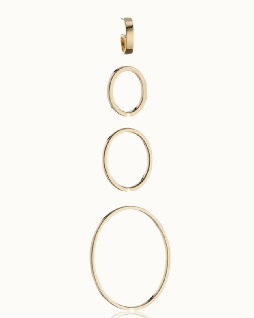 Vita Fede Cassio Modular Gold Earrings - Image 2