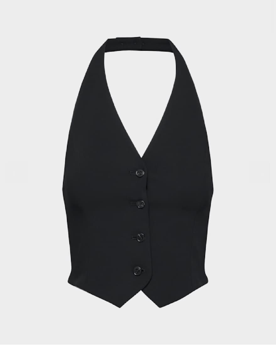 Halter Open Back Vest - Image 1