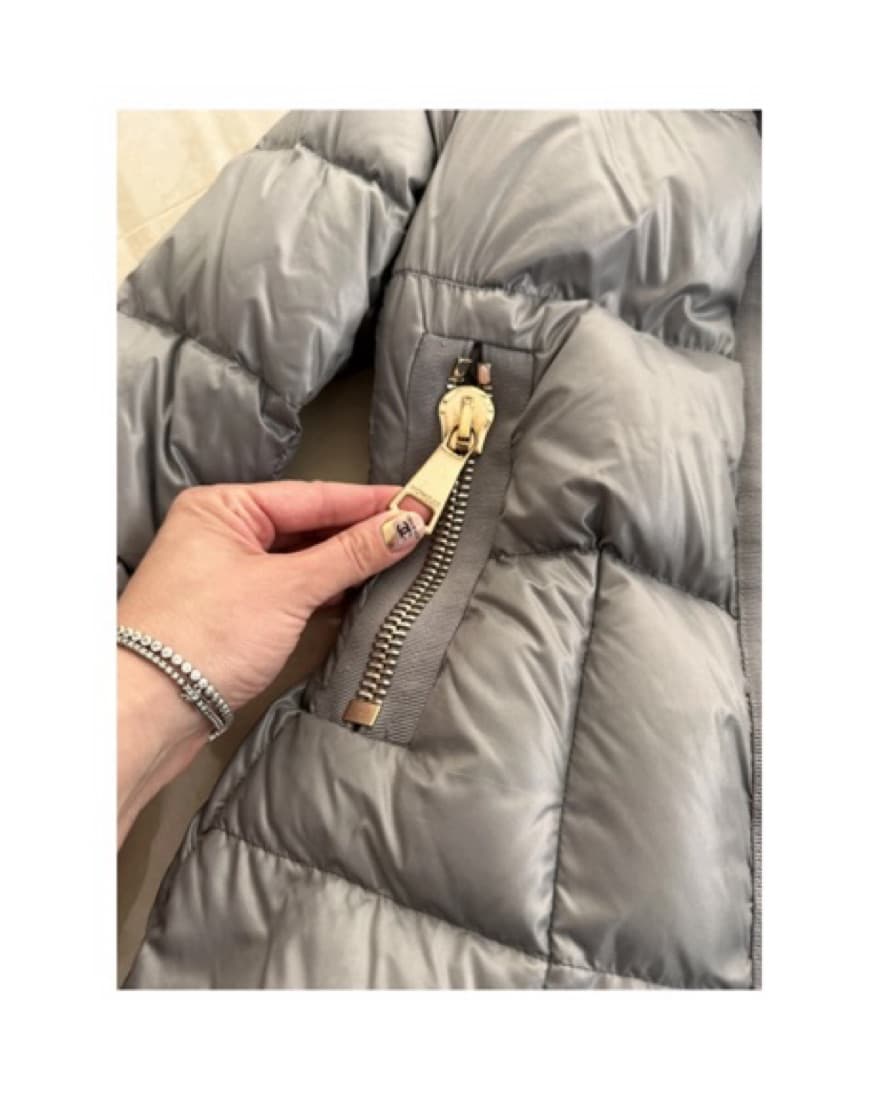 MONCLER Puffer ice Gray Jacket - Image 3