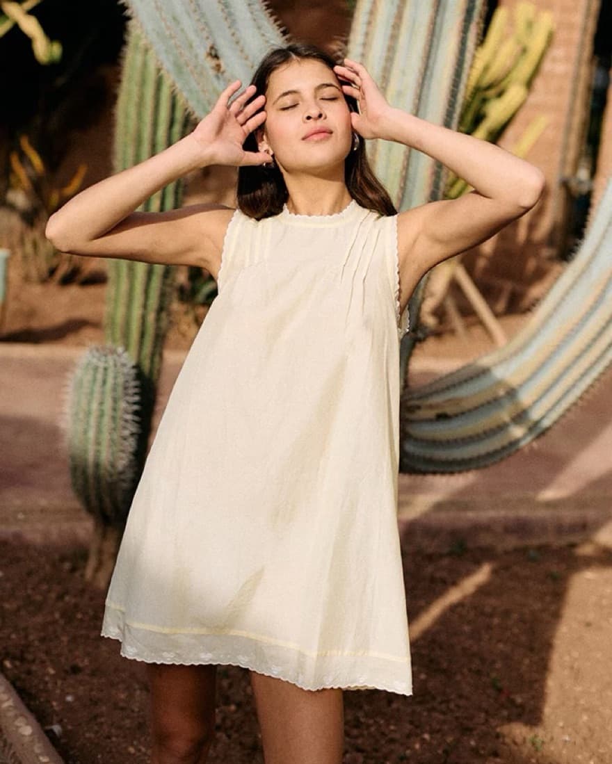 Ciao Lucia Ebba Buttercream Dress - Image 2
