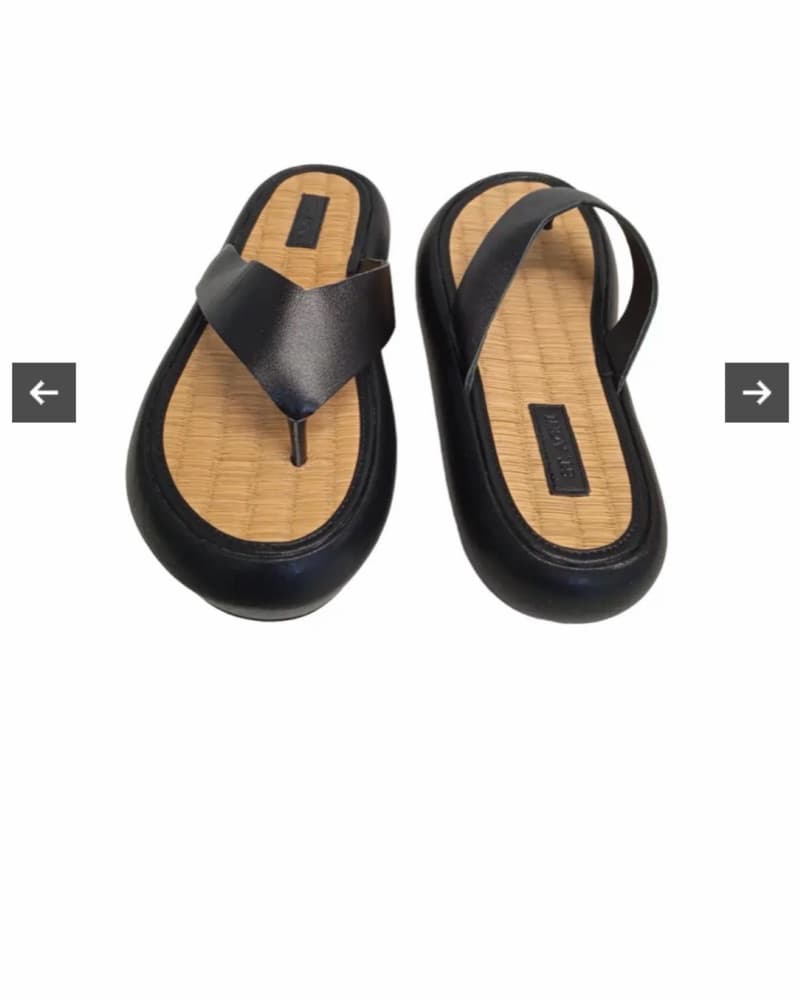 Elegant Bamboo Sandals - Image 1