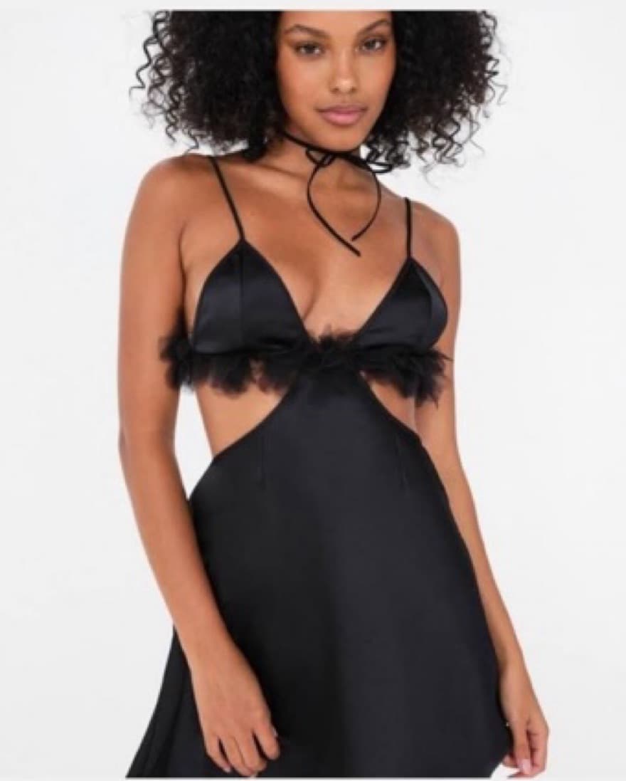 For Love and Lemons Feather Dress - Image 1