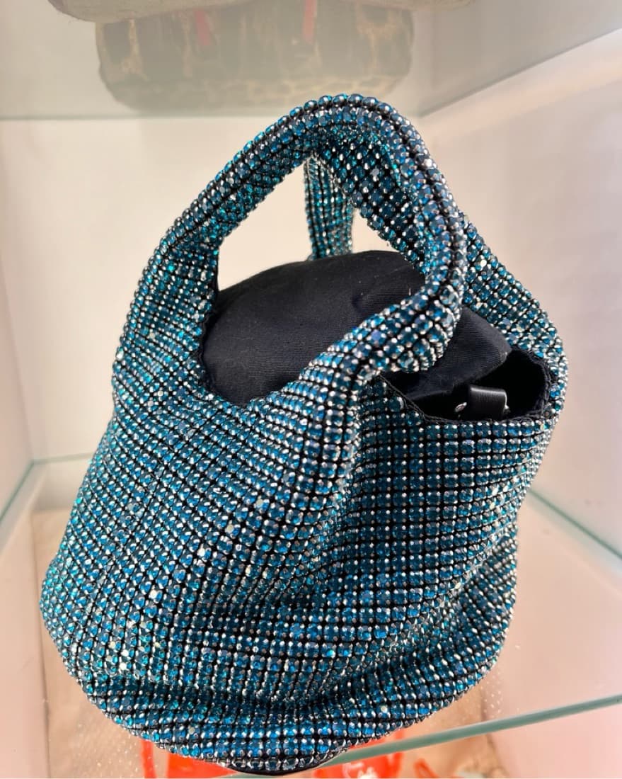 AQUA Crystal Mini Crossbody Bag - Image 2
