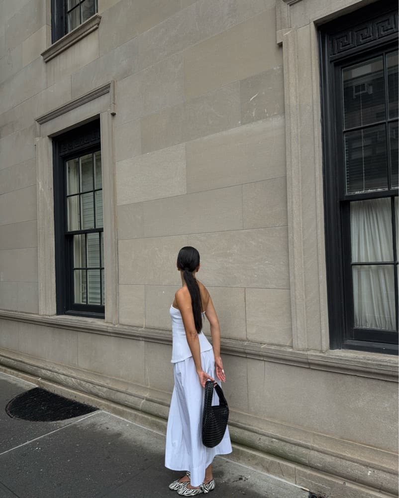 White Skirt with - Image 4