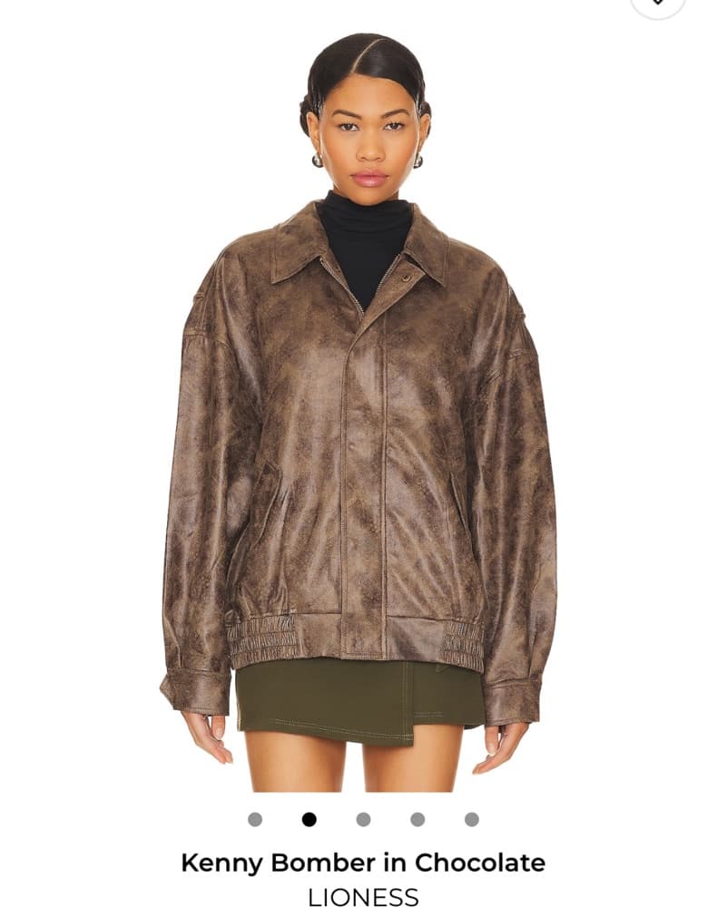 Brown Bomber Jacket  - Image 2