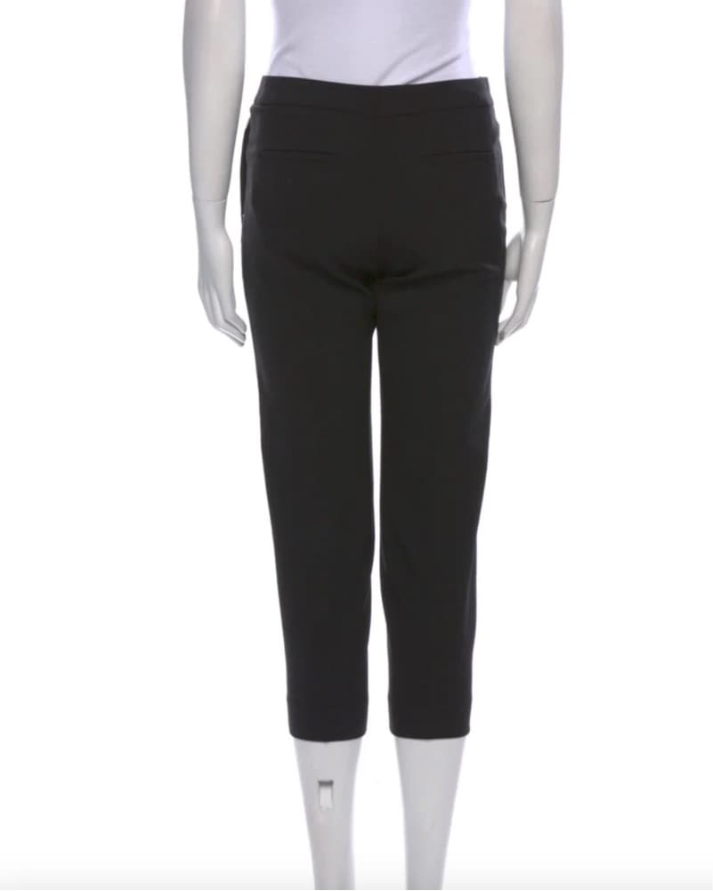 Chloé Virgin Wool Black Office Capris - Image 3
