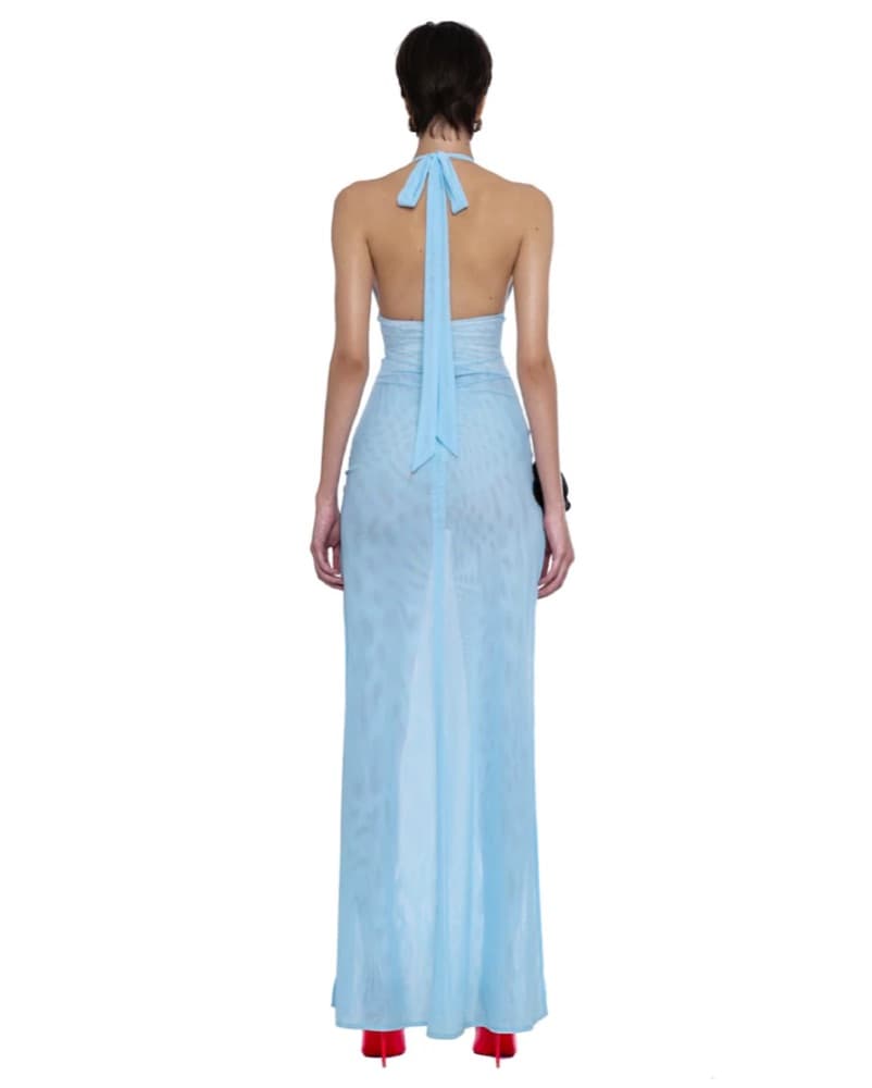 Huelley Rose Halter Maxi Dress - Image 1