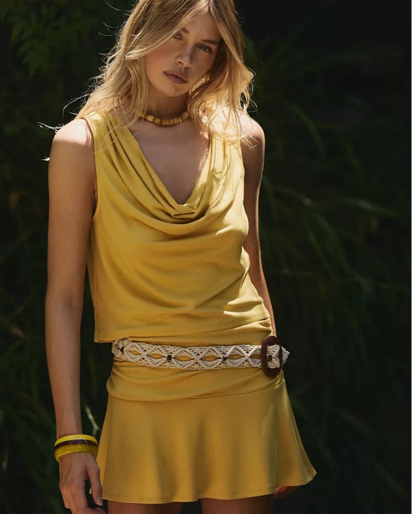 Free People Good Feels Mini Skirt Set - Image 1