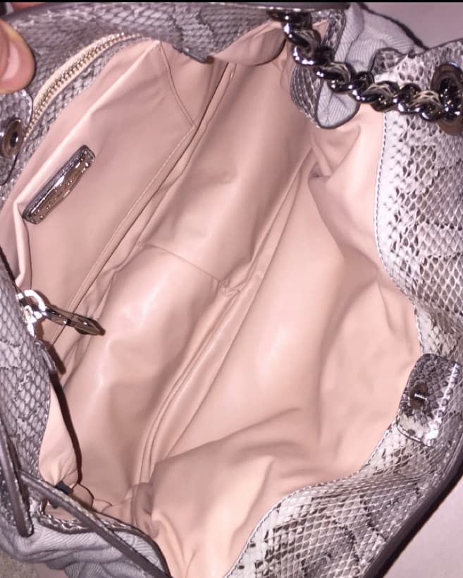 MIU MIU python oversized shoulderbag - Image 4