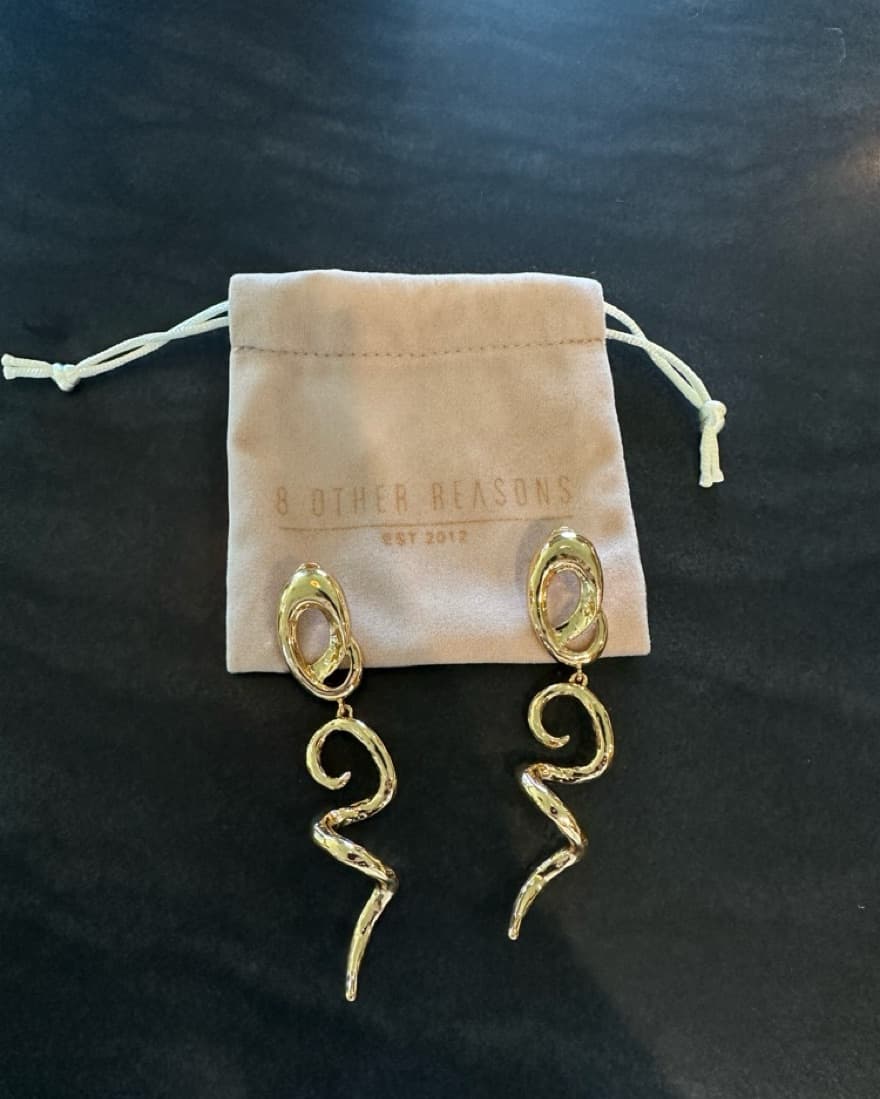 Downward Spiral Earrings - Image 2