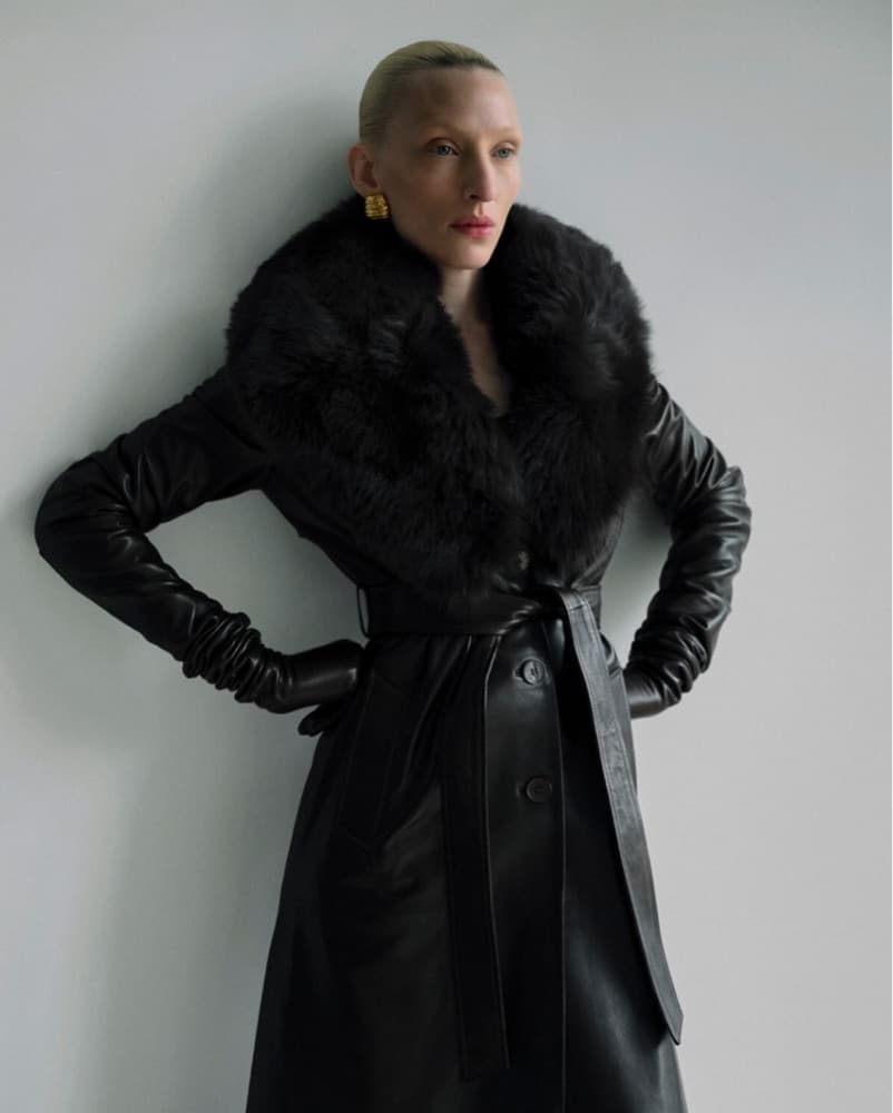 Nour Hammour Dakota Leather Coat - Image 5
