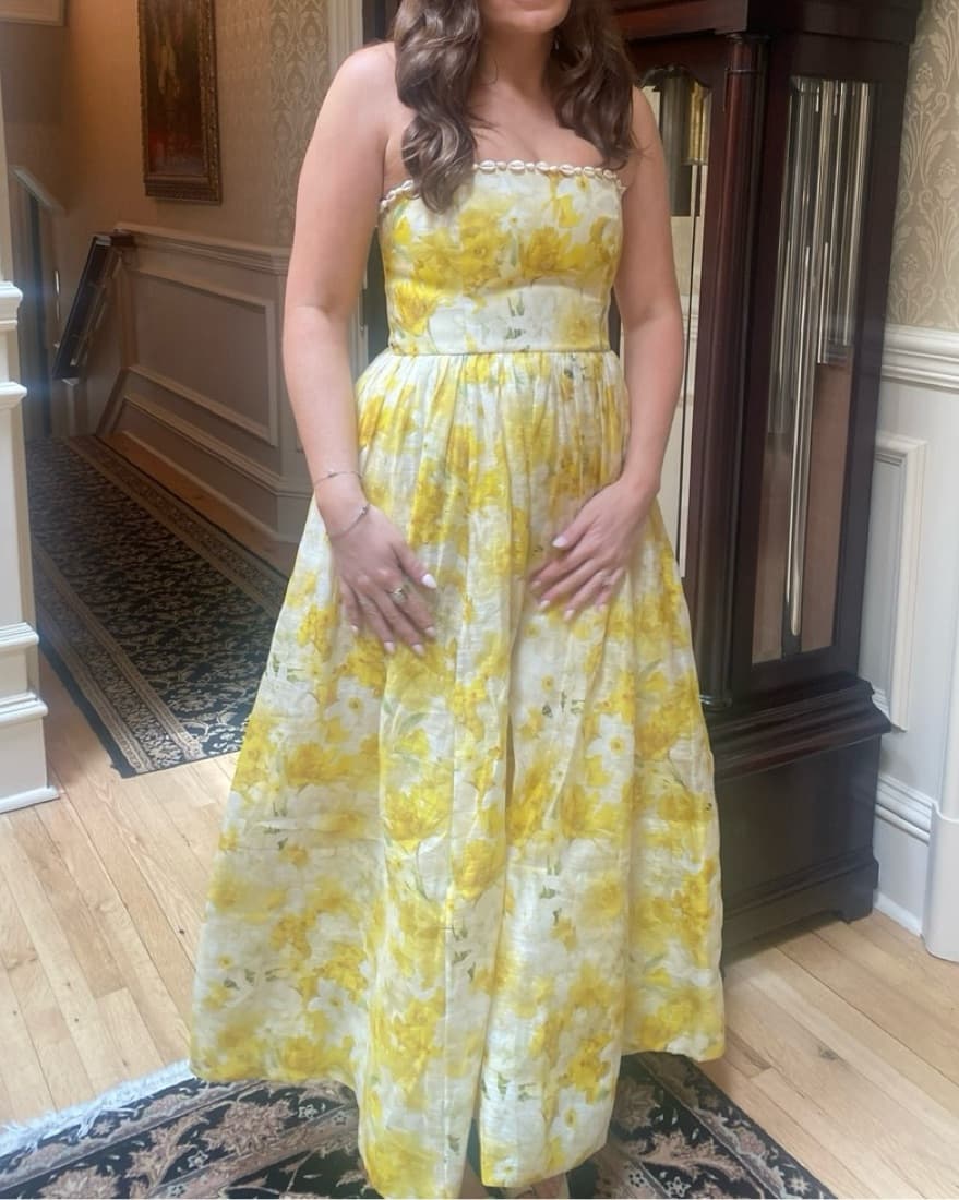 Zimmermann Wonderland Strapless Dress - Image 3
