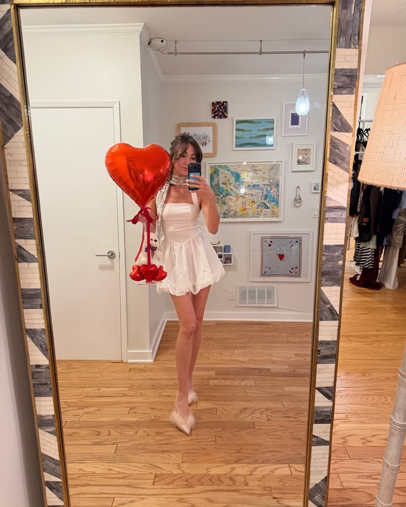 Elegant White Mini Dress - Image 3