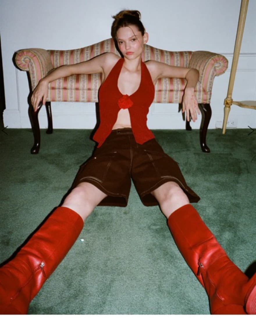 With Jean Rose Top - Image 3