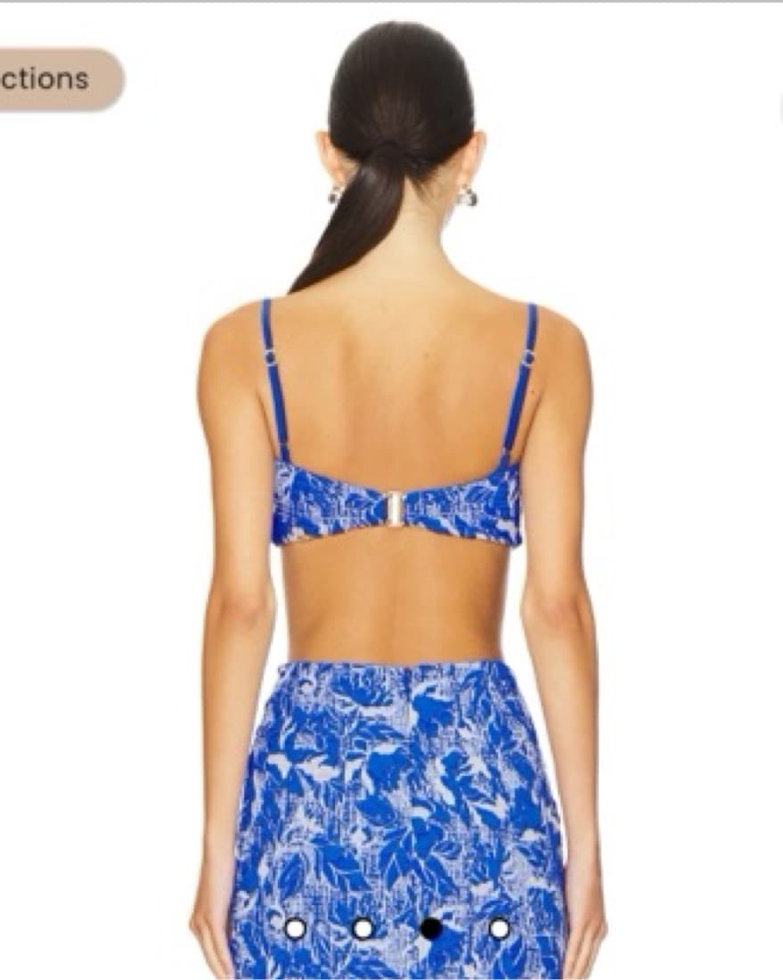 Blue Stretch Jacquard Set - Image 3