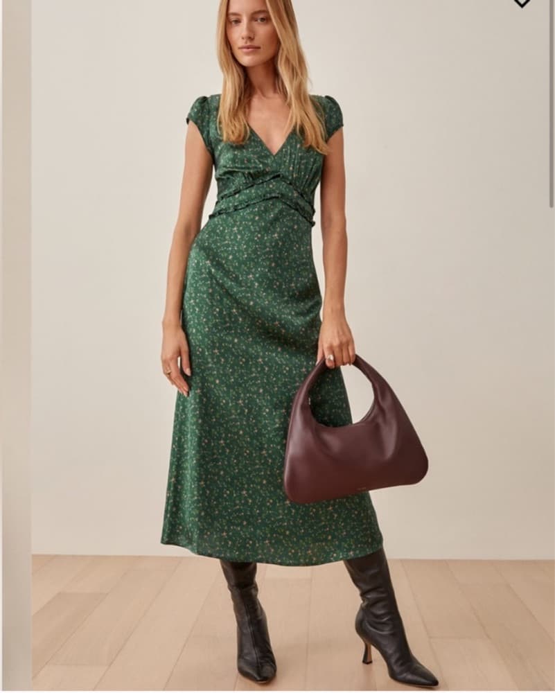 Reformation Kaye Silk Dress  - Image 1