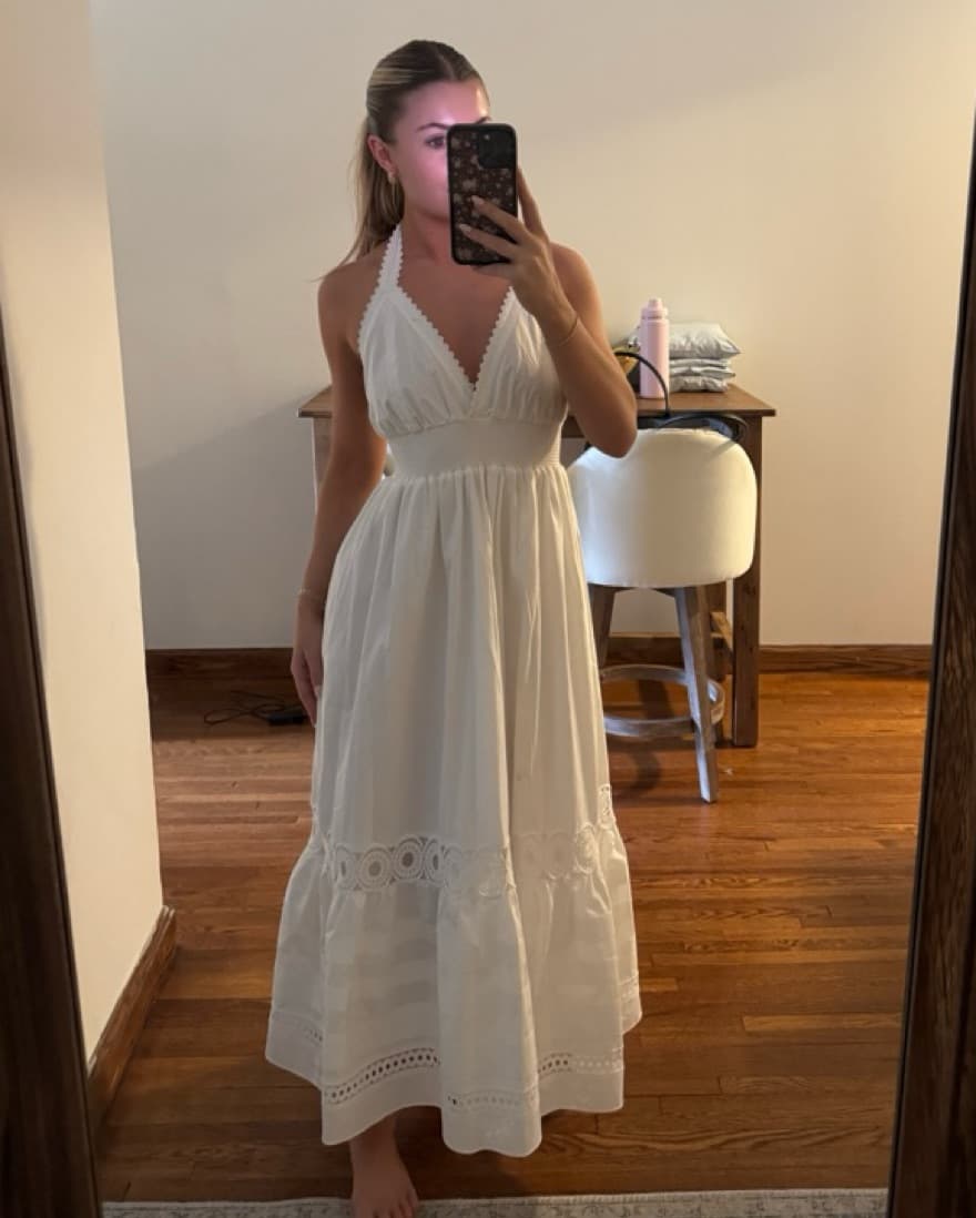 Cartolina White Maxi Dress - Image 3