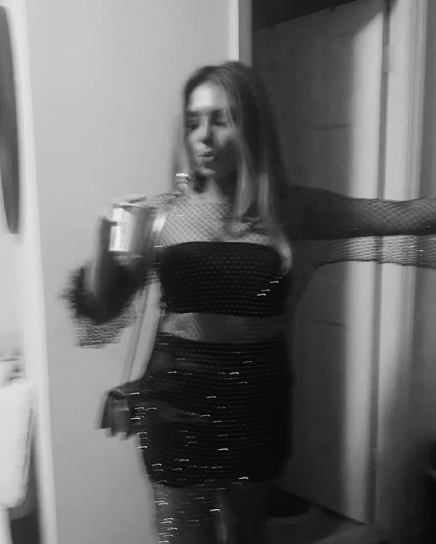 12th Tribe Martini Mesh Dress  - Image 1