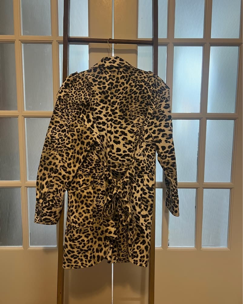 All Saints - Leopard Print Coat - Image 2