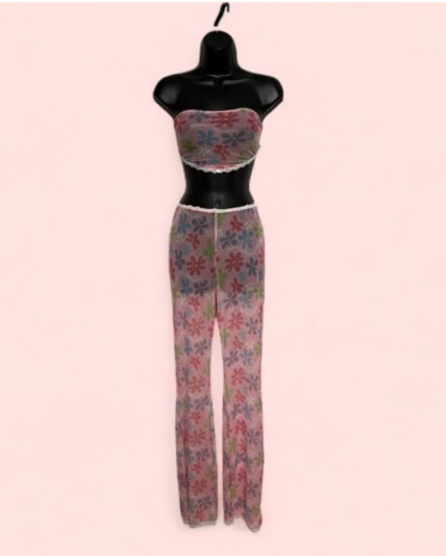 PRETTY LITTLE THING- Mesh Set Size Small - Image 4