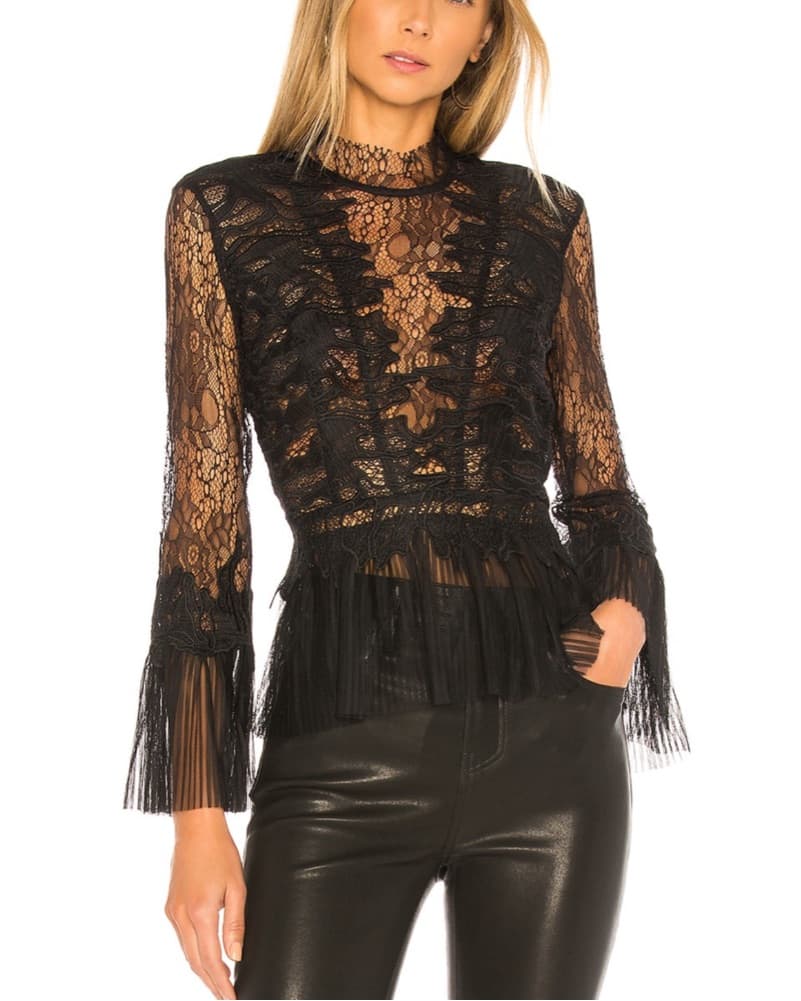 Bardot Francesca Top In Black  - Image 1