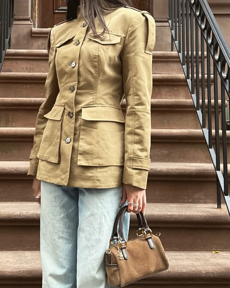 Structured Trench Coat - Image 1