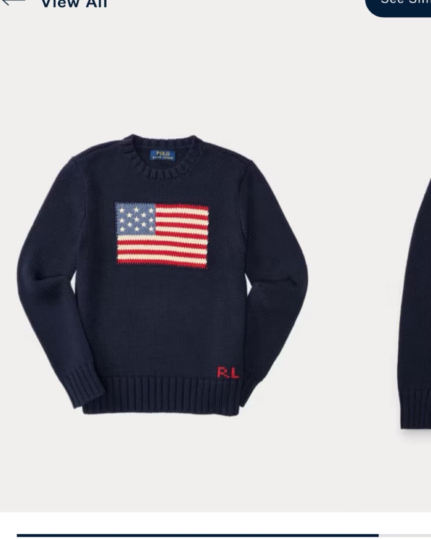 Ralph Lauren Iconic Flag Sweater - Image 2