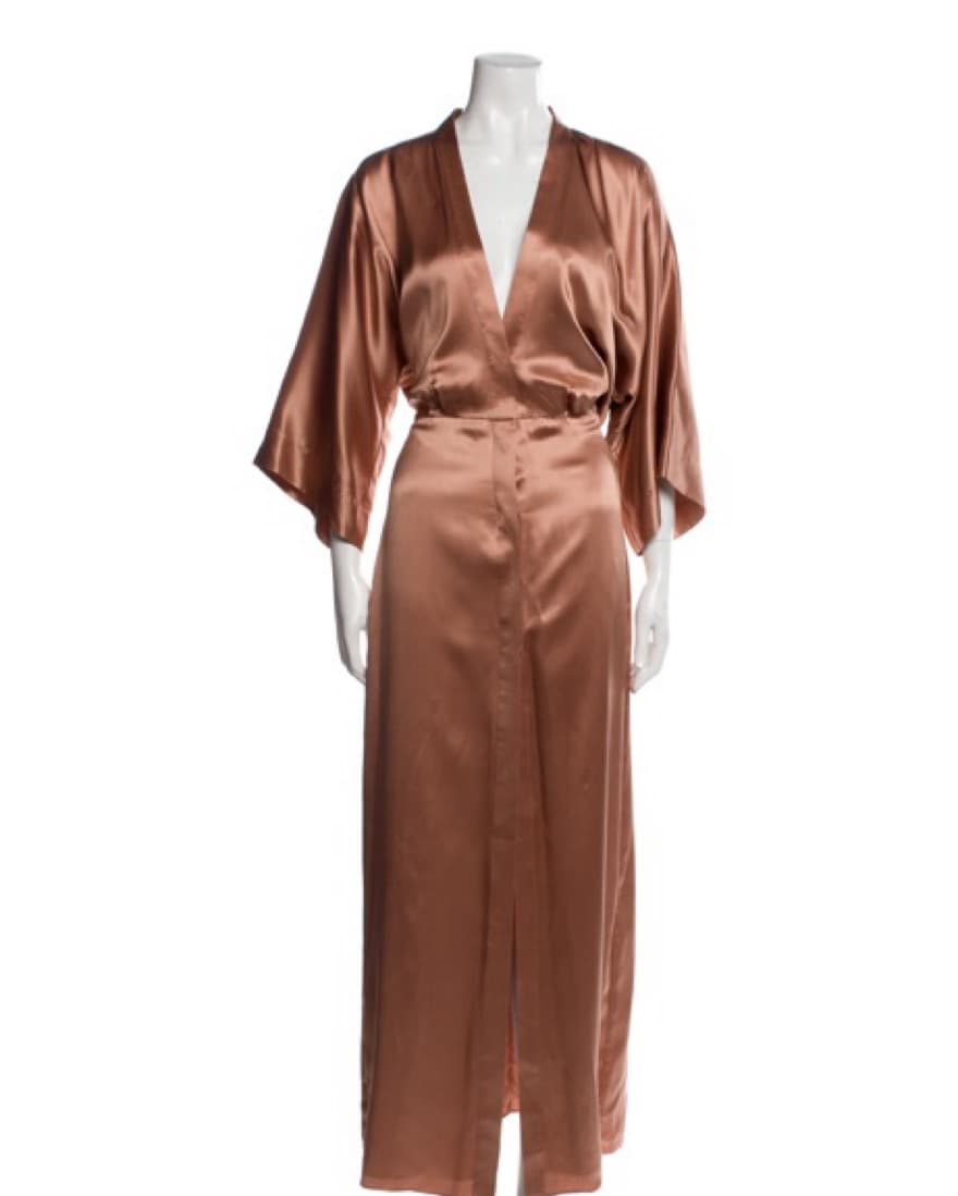Michelle Mason Silk Maxi Dress  - Image 3
