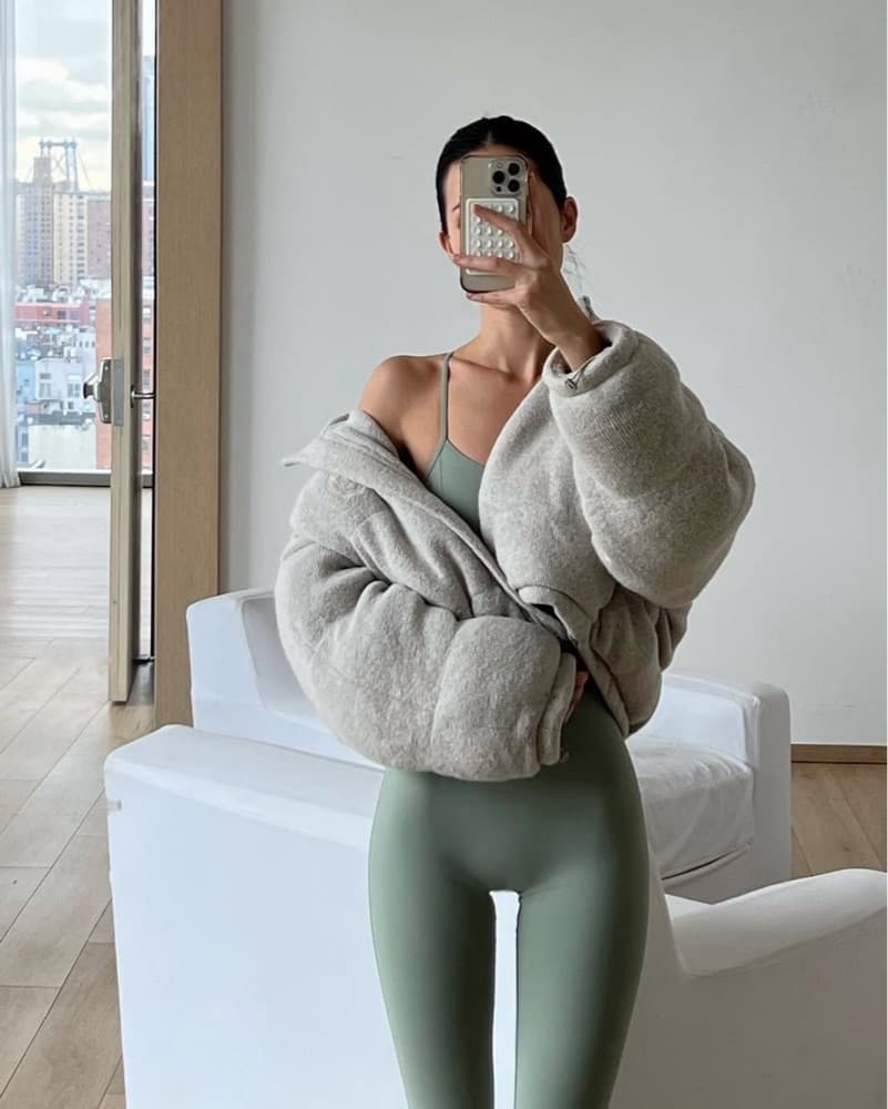 House Of CB Pascal Knit Puffer - Image 2