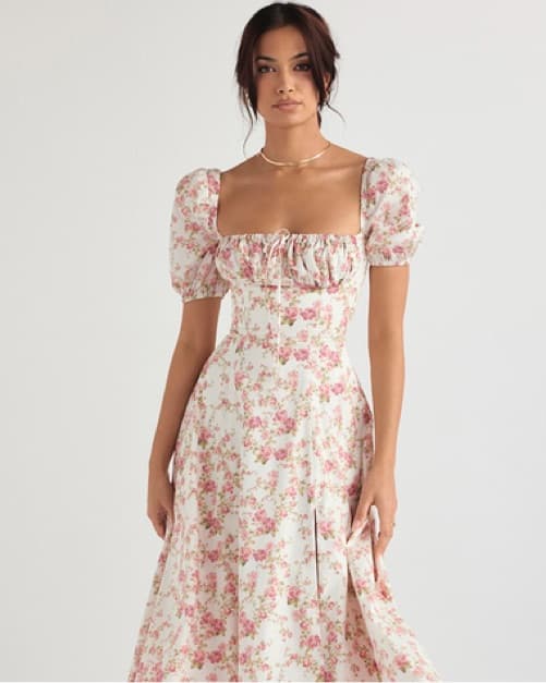 House of CB Rose Floral Sundress - Image 4