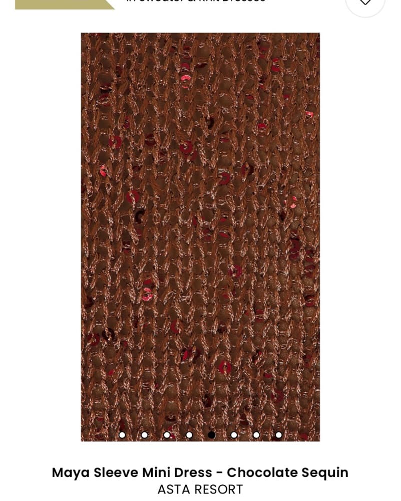 Revolve Brown Maya Sleeve Mini Dress - Image 4