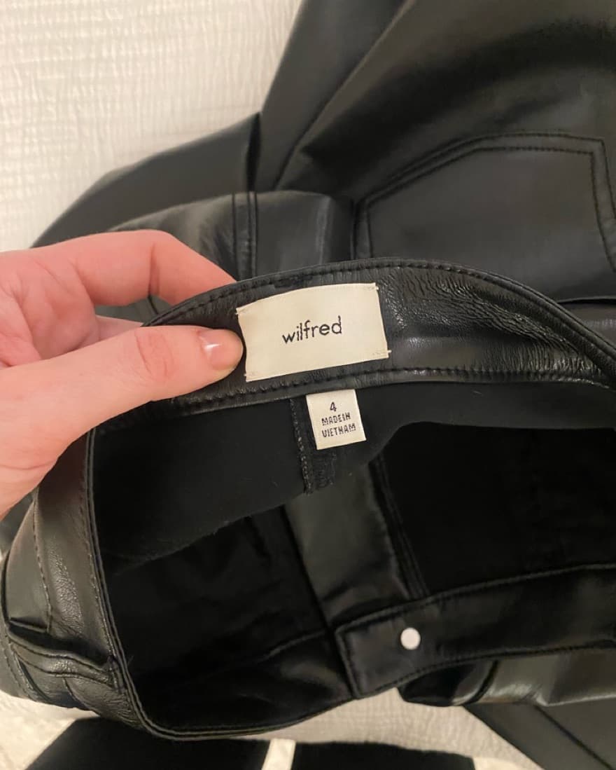Aritzia Melina Leather Pant - Image 3