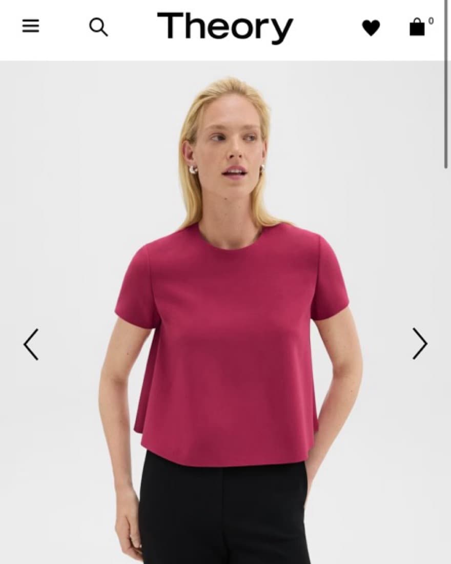 Theory A-Line Top - Image 1