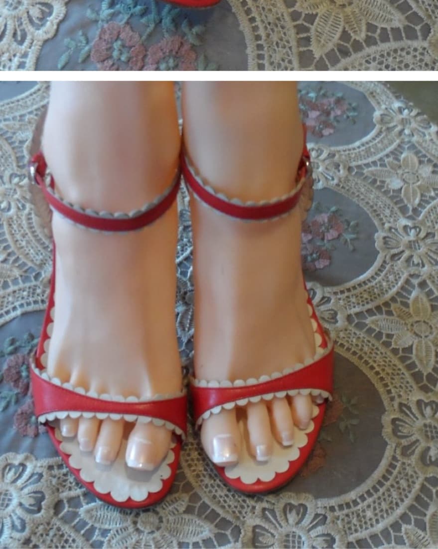 Vintage Red Moschino Heels  - Image 3