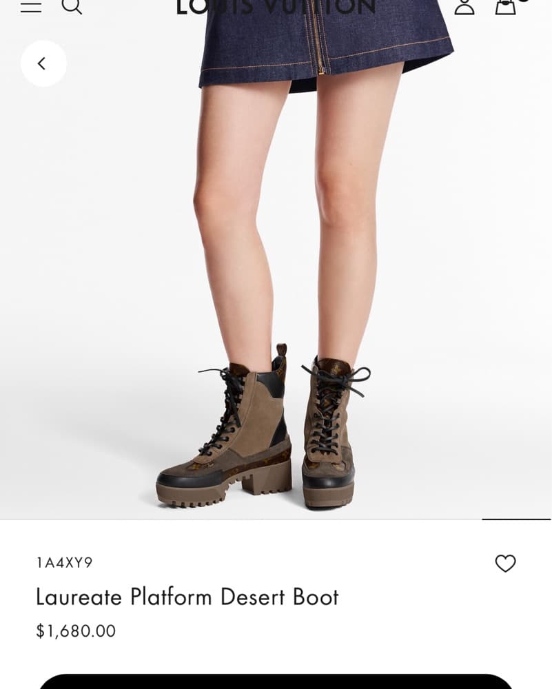 LouisVuitton LaureatePlatform DesertBoot - Image 3