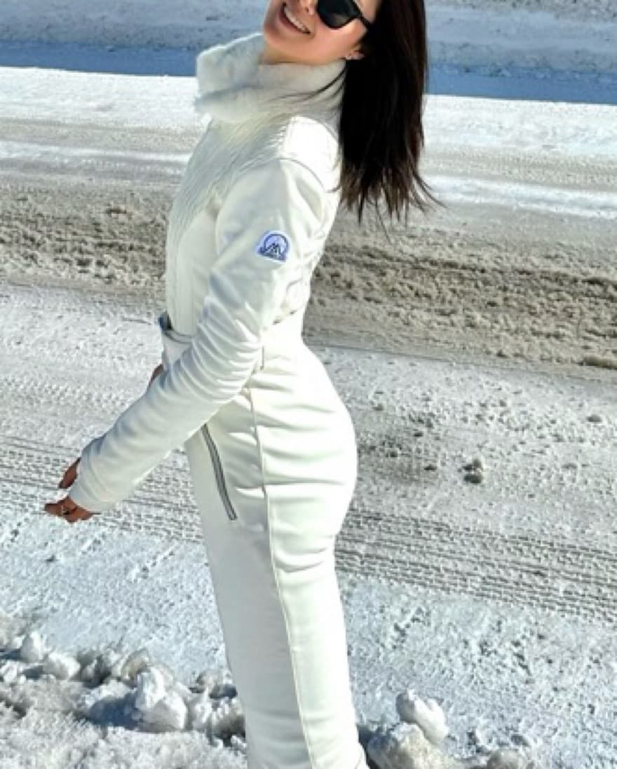 White Ski Suit My Sunday Ski - Image 2