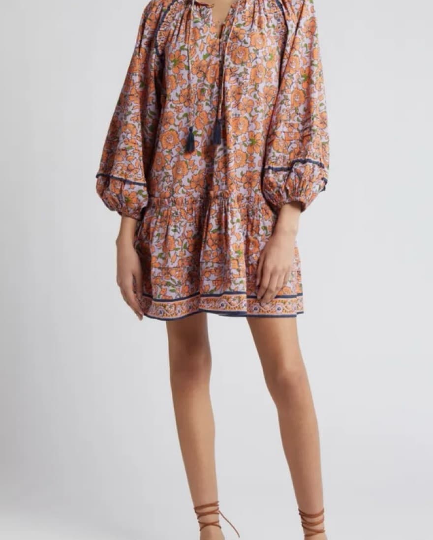 Cleobella Puff Sleeve Dress - Image 1