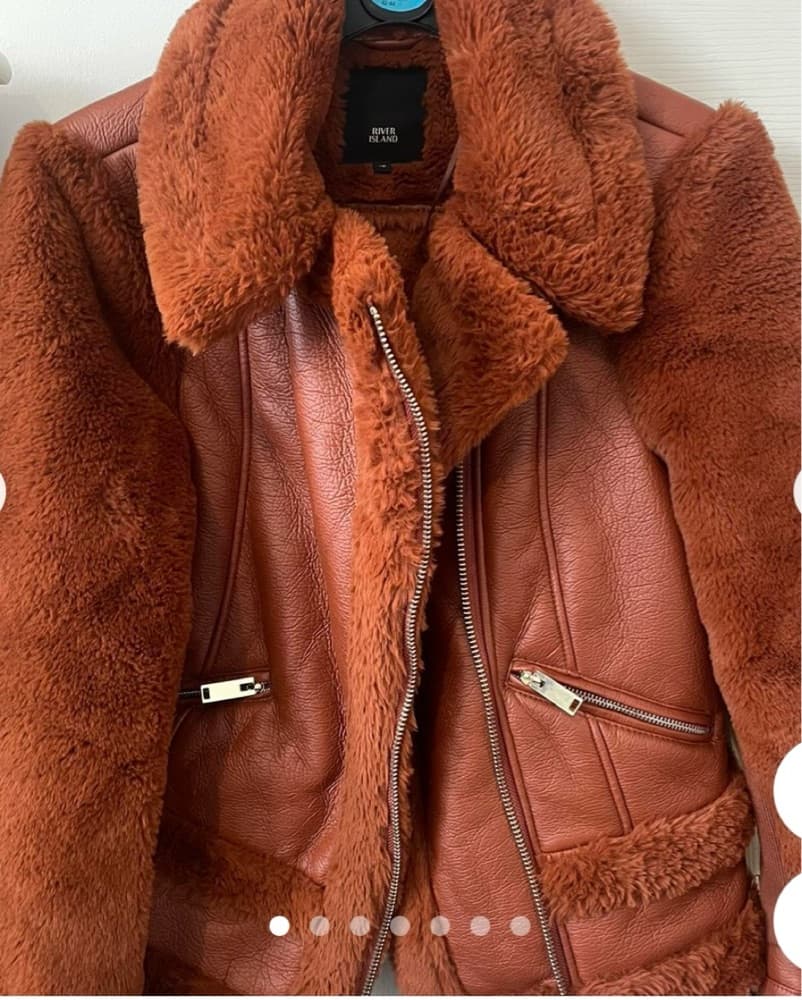 Burnt Orange Moto Jacket - Image 2