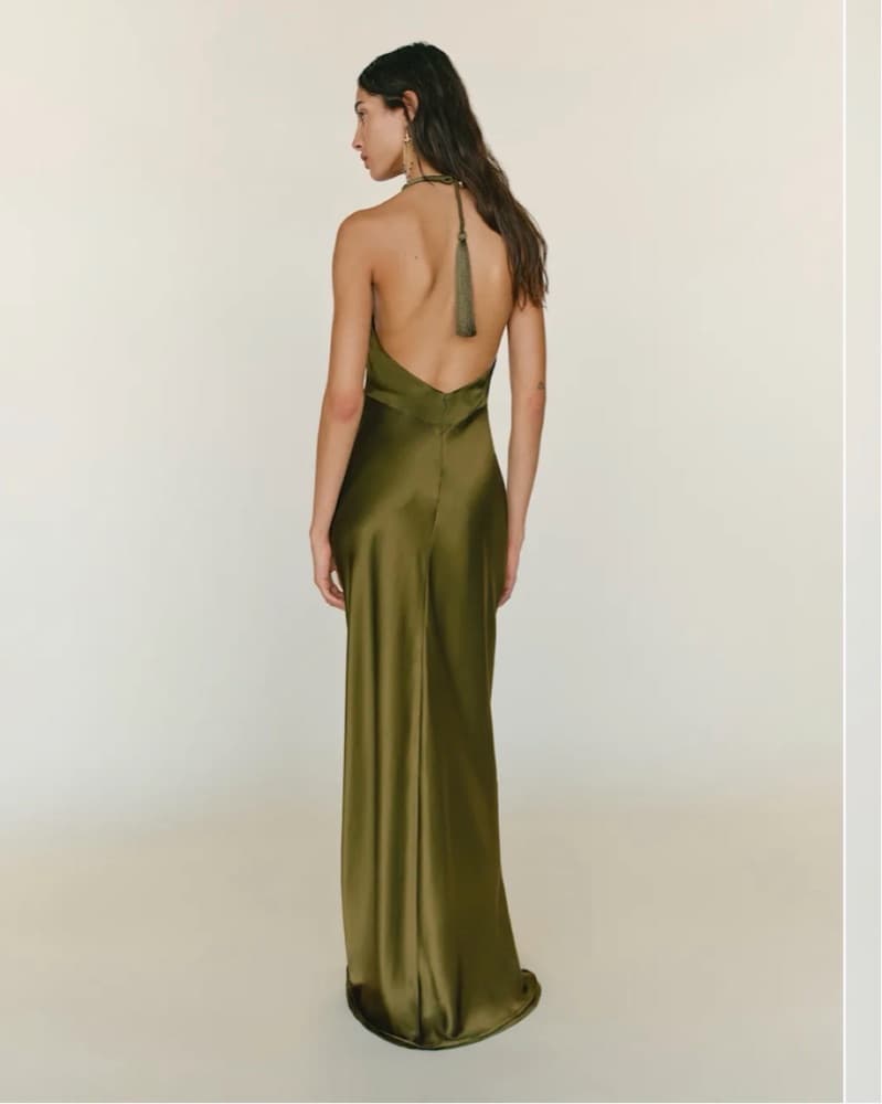 Reformation Silk Gown - Image 1