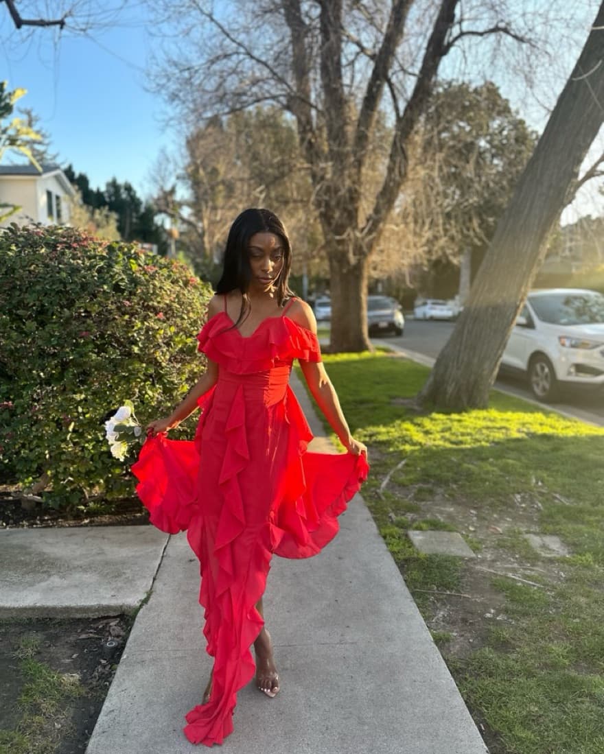 Red Pretty Little Thing Dress - Image 4
