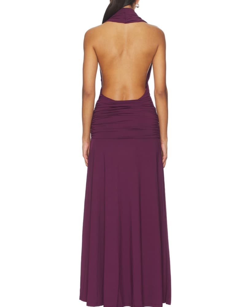Revolve Plum Dress - Image 5