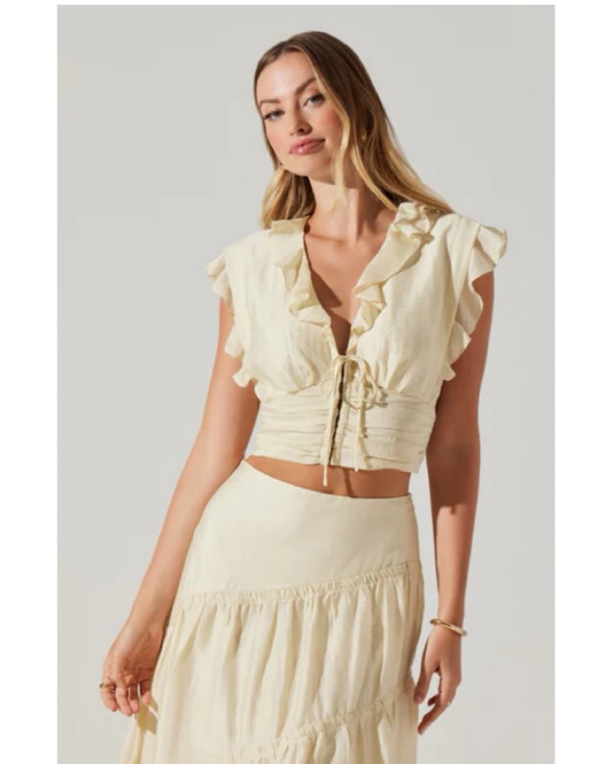 Cream 2-piece Outfit  - Image 2