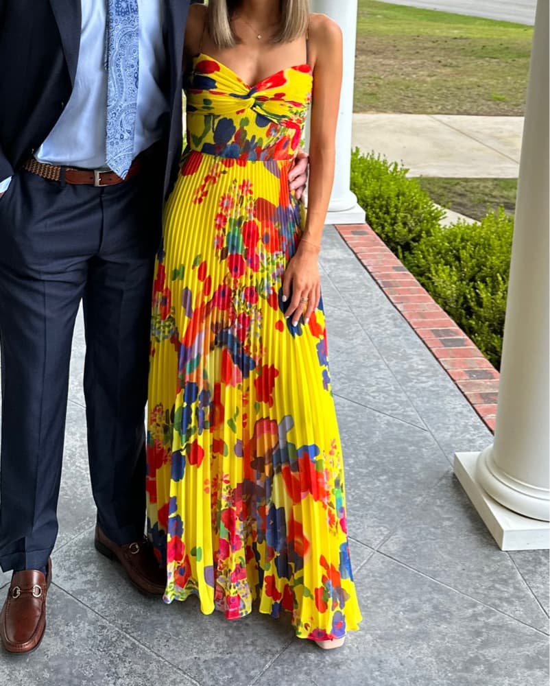 Amur Dawson Pleated Gown - Image 2