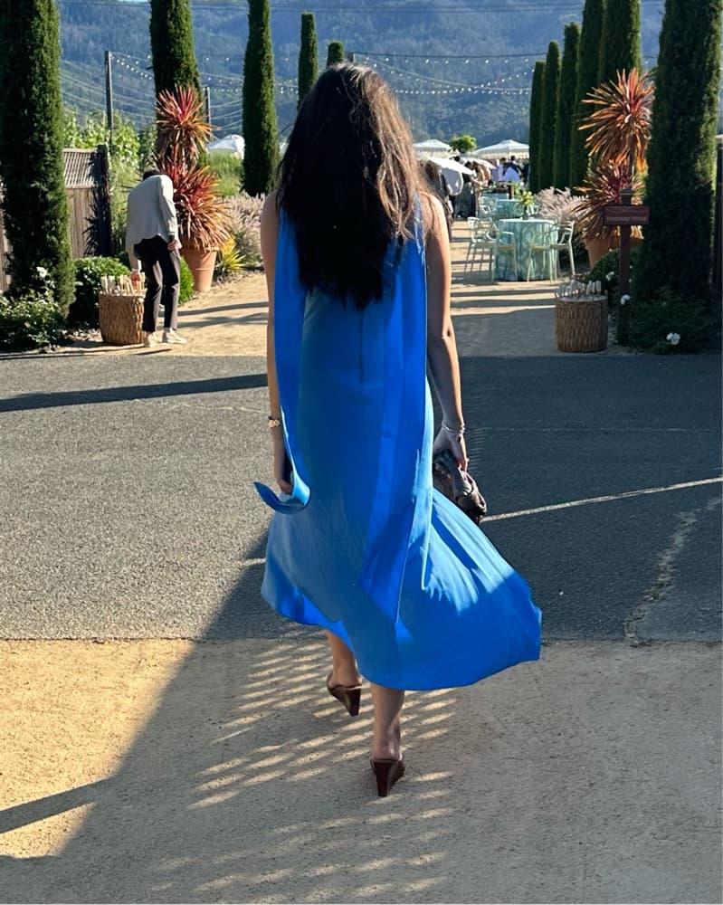 Alice And Olivia Blue Dress  - Image 2