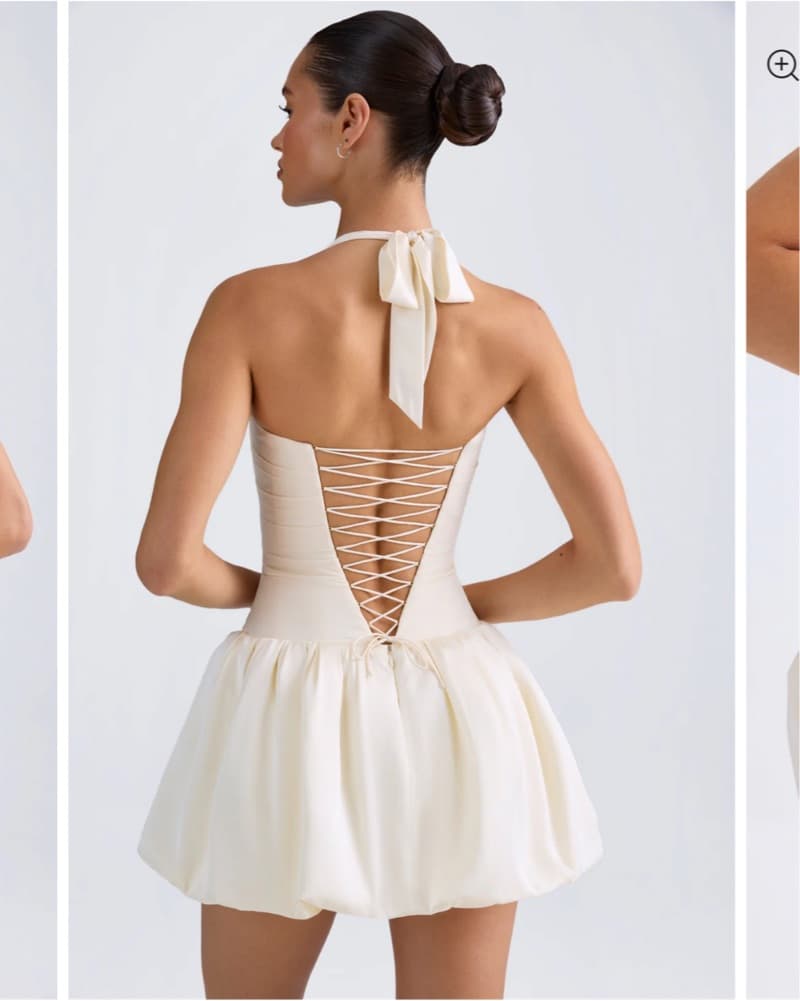 Oh Polly Halterneck Lace-Up Mini Dress  - Image 5