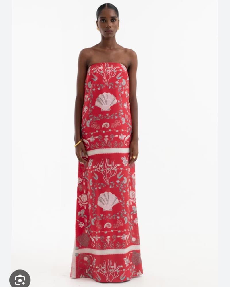 Isla & White Red Dress - Image 1