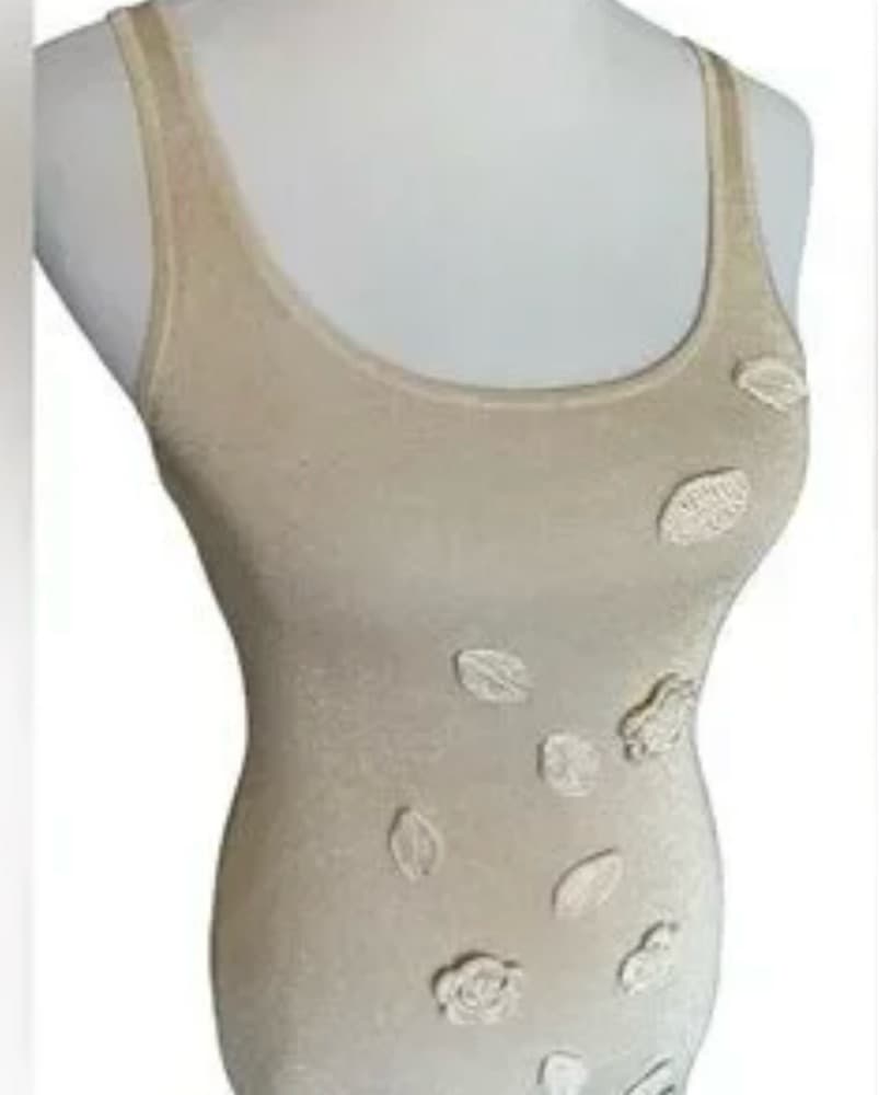 Floral appliqué dress - Image 2