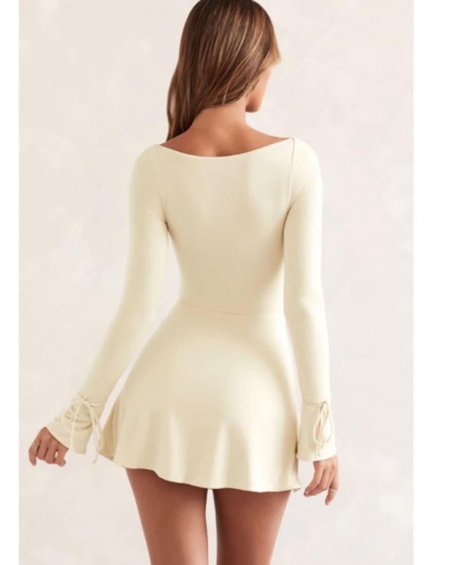 Oh Polly Square Neck Mini Dress - Image 3