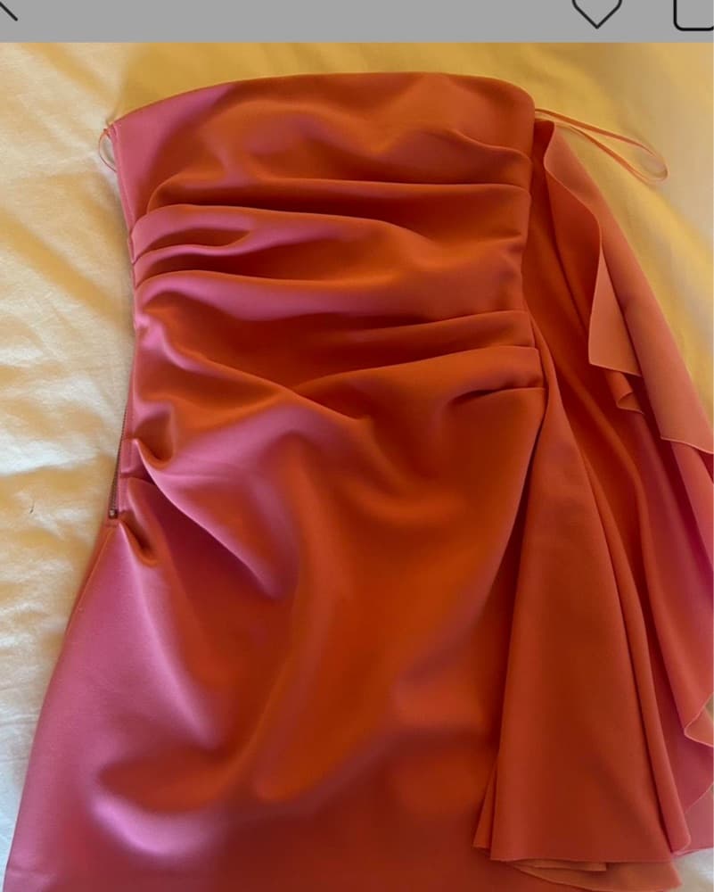 MISHA Pink Mini Dress With Sash - Image 6