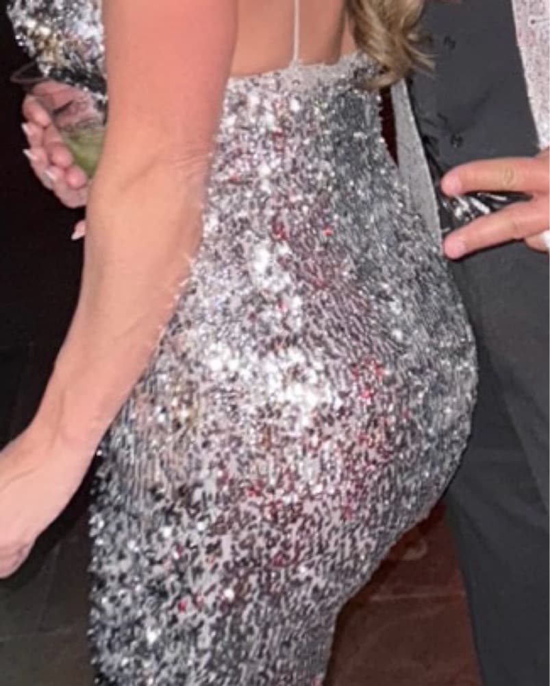 Sparkling Sequin Backless Cocktail Dress - Image 5